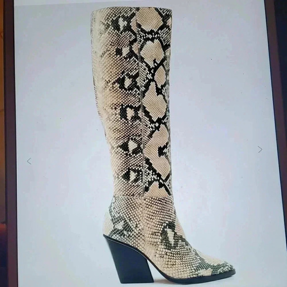 DOLCE VITA ISOBEL BOOTS IN SNAKE - Picture 1 of 4